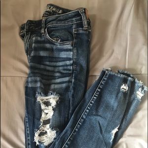 American Eagle Ripped Skinny Jeans